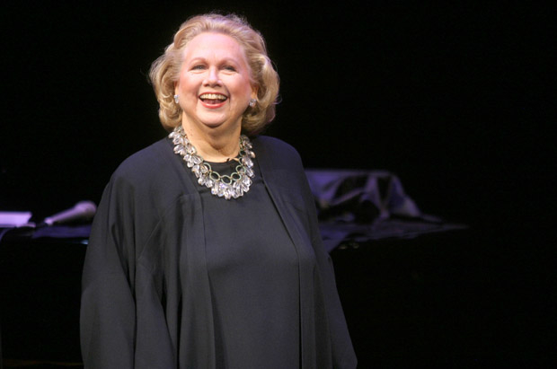 The late Barbara Cook performing her concert Barbara Cook&#39;s Broadway at the Vivian Beaumont theater at Lincoln Center on March 9, 2004.