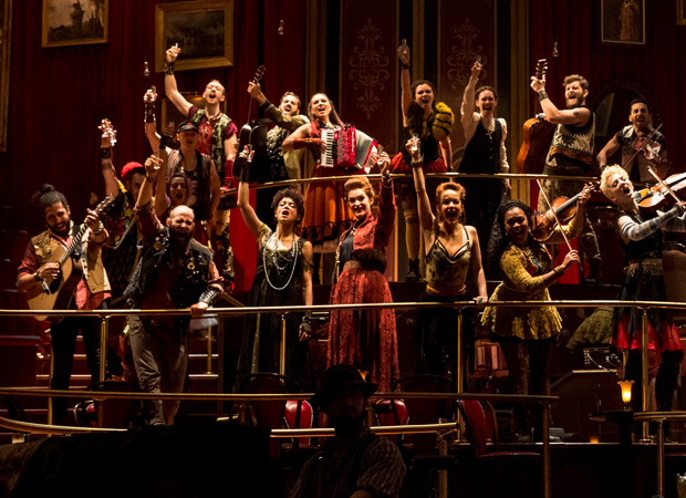 The cast of Natasha, Pierre &amp; The Great Comet of 1812.