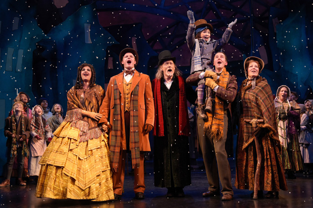 The cast of A Christmas Carol, directed by Carey Perloff and Paul Walsh at A.C.T.&#39;s Geary Theater.
