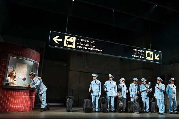 A misunderstanding in Hebrew and English ignites the plot to The Band&#39;s Visit on Broadway.