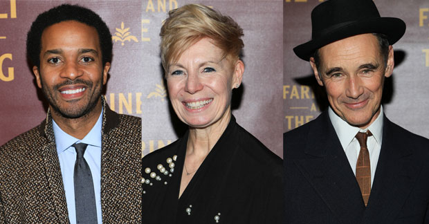 André Holland and Mark Rylance will star in Othello, directed by Claire van Kampen (center).