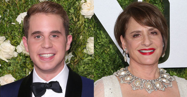 Tony Award winners Ben Platt and Patti LuPone will perform at the 60th Annual Grammy Awards as part of a tribute to composers Andrew Lloyd Webber and Leonard Bernstein.