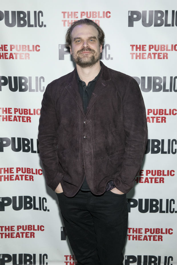 Stranger Things star and Public Theater favorite David Harbour was in attendance.