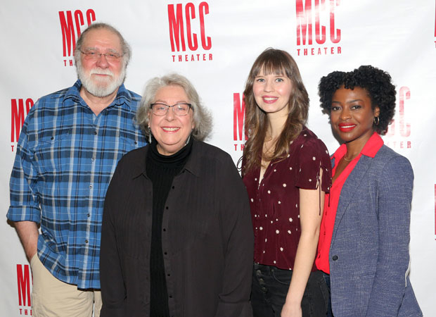 Richard Masur, Jayne Houdyshell, Molly Camp, and Pascale Armand star in Relevance.