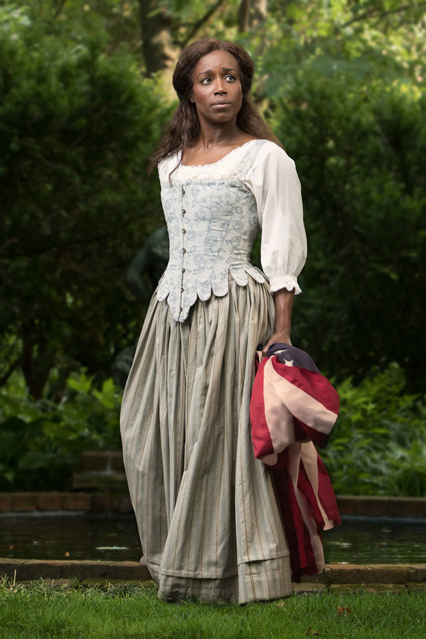 Felicia Curry plays Susannah in Ford's Theatre production of Timberlake Wertenbaker&#39;s Jefferson's Garden, directed by Nataki Garrett.