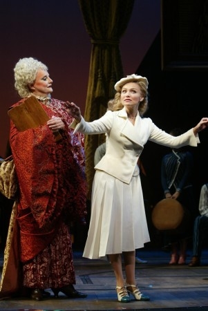 Carole Shelley and Kristin Chenoweth in ''Wicked'