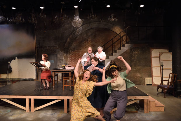 A scene from Trinity Repertory Company&#39;s world-premiere production of Into the Breeches!