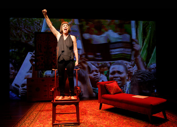 Eve Ensler is a scene from In the Body of the World.