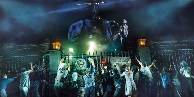 A scene from the recent Broadway production of Miss Saigon.