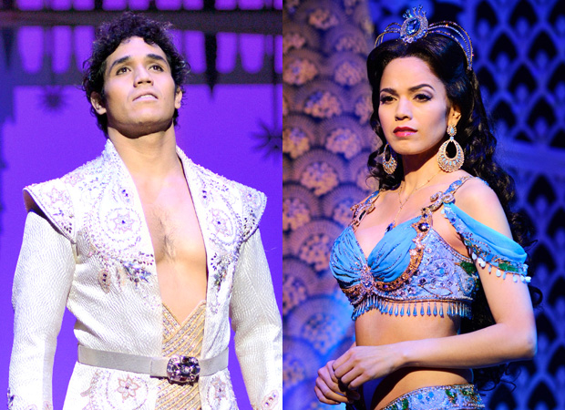 Adam Jacobs and Arielle Jacobs as Aladdin and Jasmine in Aladdin.