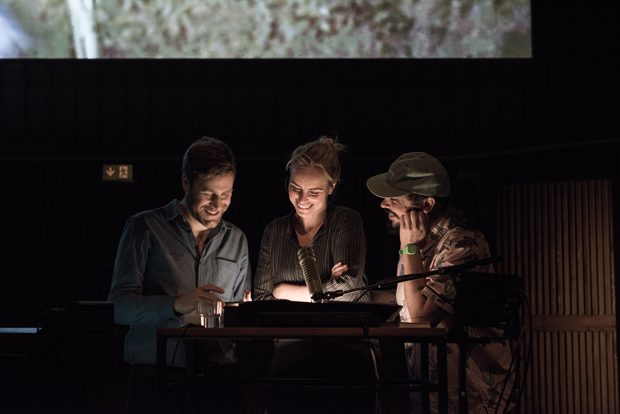 Bush Moukarzel, Nina Hoss, and Ali Gadema star in Returning to Reims, directed by Didier Eribon, at St. Ann&#39;s Warehouse.