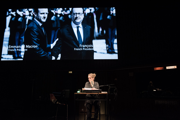 Katy (Nina Hoss) reads a passage from Didier Eribon&#39;s Returning to Reims about the rightward drift of the French left.