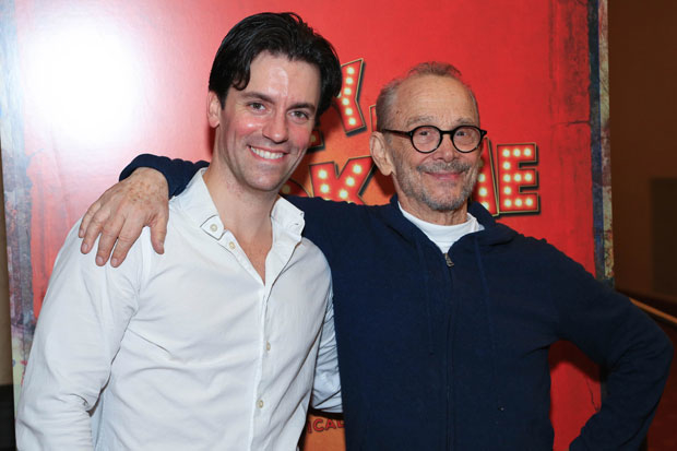 Clyde Alves and Hey, Look Me Over special guest star Joel Grey buddied up for closing night.