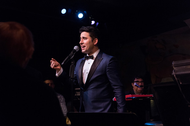 John Lloyd Young sings, with Tommy Faragher seated at the piano in Heart to Heart.