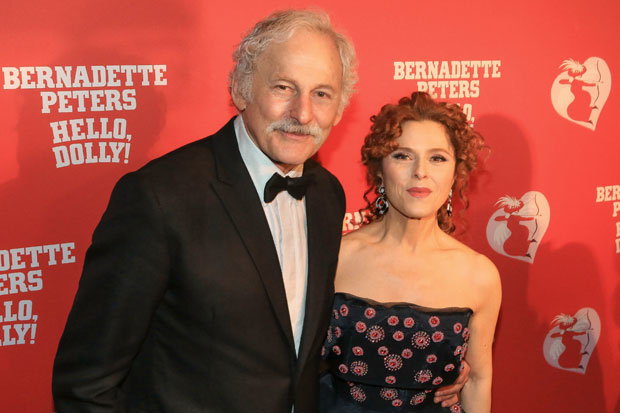 Victor Garber and Bernadette Peters celebrate opening night of their run in Hello, Dolly!