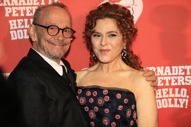Joel Grey was in attendance and stopped by for a photo with Bernadette Peters.
