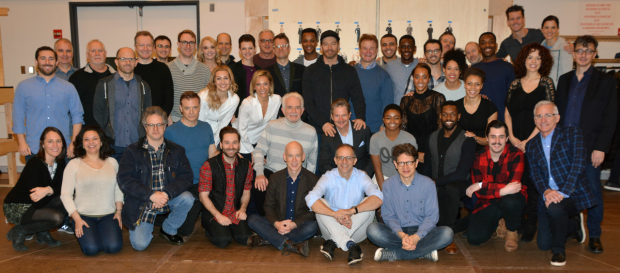 The full company of The Sting, running from March 29-April 29 at Paper Mill Playhouse.