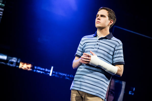 Taylor Trensch now stars in the title role of Broadway&#39;s Dear Evan Hansen, playing a the Music Box Theatre.