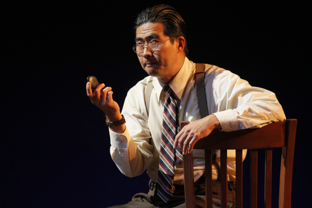 Ryun Yu as Gordon Hirabayashi in Jeanne Sakata&#39;s Hold These Truths, directed by Jessica Kubzansky, at Arena Stage.