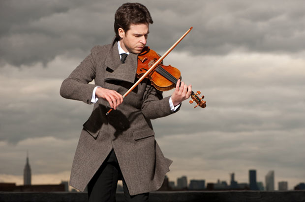 Violinist Gregory Harrington will perform at the Irish Repertory Theatre on May 1.