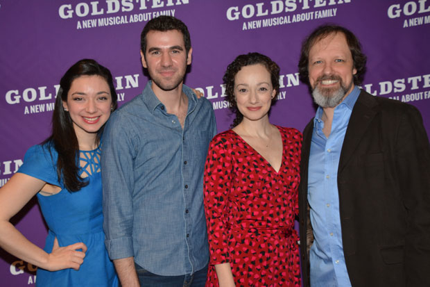 Julie Benko, Zal Owen, Megan McGinnis and Jim Stanek star in Goldstein.