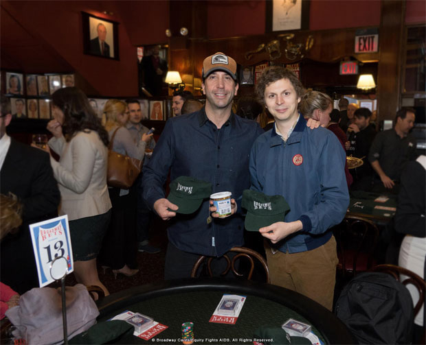 David Schwimmer and Michael Cera at last year&#39;s Broadway Bets.