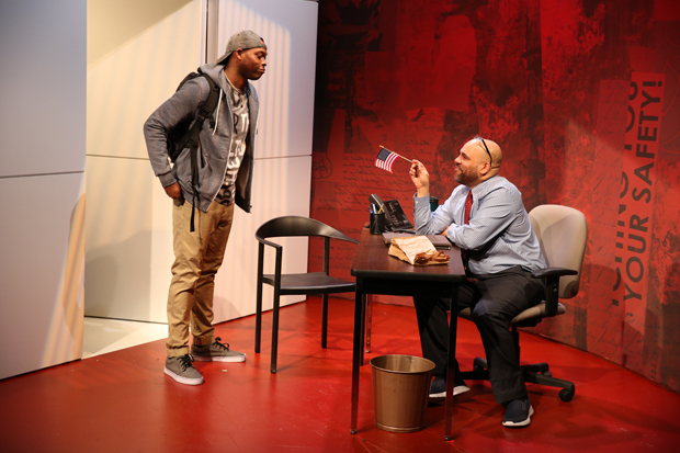 Wesley T. Jones and Bruce Faulk star in Brian Dykstra&#39;s Education, directed by Margaret Perry, at 59E59 Theaters.