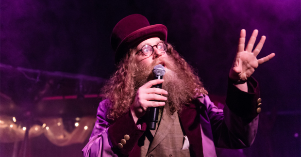 Ben Caplan as the Wanderer in Old Stock: A Refugee Love Story.