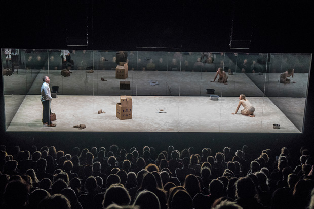Yerma at the Park Avenue Armory takes place entirely inside a glass box.