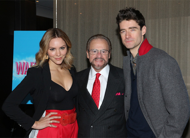 Katherine McPhee poses with producer Drew Gehling and costar Drew Gehling.