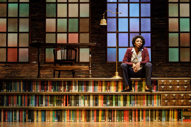 Sharon Washington stars in her solo show Feeding the Dragon, directed by Maria Mileaf, at the Cherry Lane Theatre.