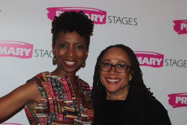 Feeding the Dragon star Sharon Washington celebrates opening night with friend and former While I Yet Live costar S. Epatha Merkerson.