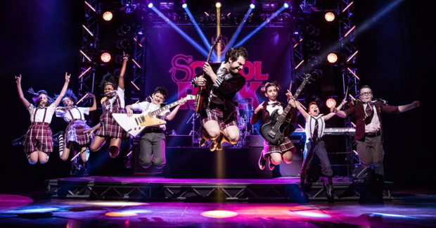 A scene from the Broadway production of School of Rock.
