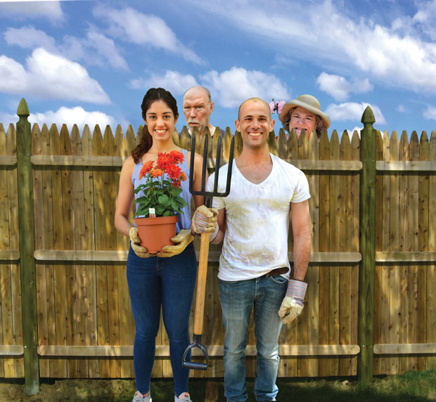 Native Gardens, directed by Christie Vela, plays Trinity Repertory Company through May 6.