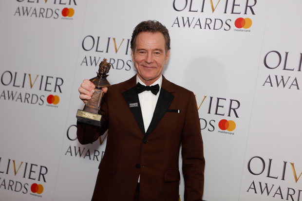 Bryan Cranston won an Olivier Award for his lead performance in Network.