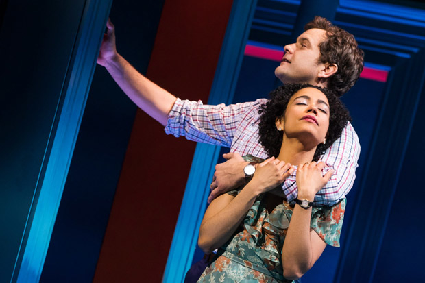 Lauren Ridloff and Joshua Jackson star in the Broadway revival of Mark Medoff&#39;s Children of a Lesser God, directed by Kenny Leon, at Studio 54.