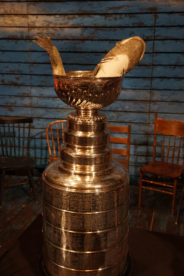 There is a Newfoundland cod in the Stanley Cup.