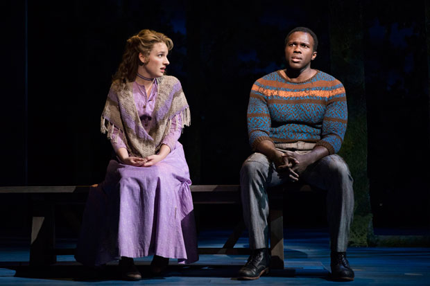 Jessie Mueller and Joshua Henry star in Carousel, directed by Jack O&#39;Brien, at Broadway&#39;s Imperial Theater.