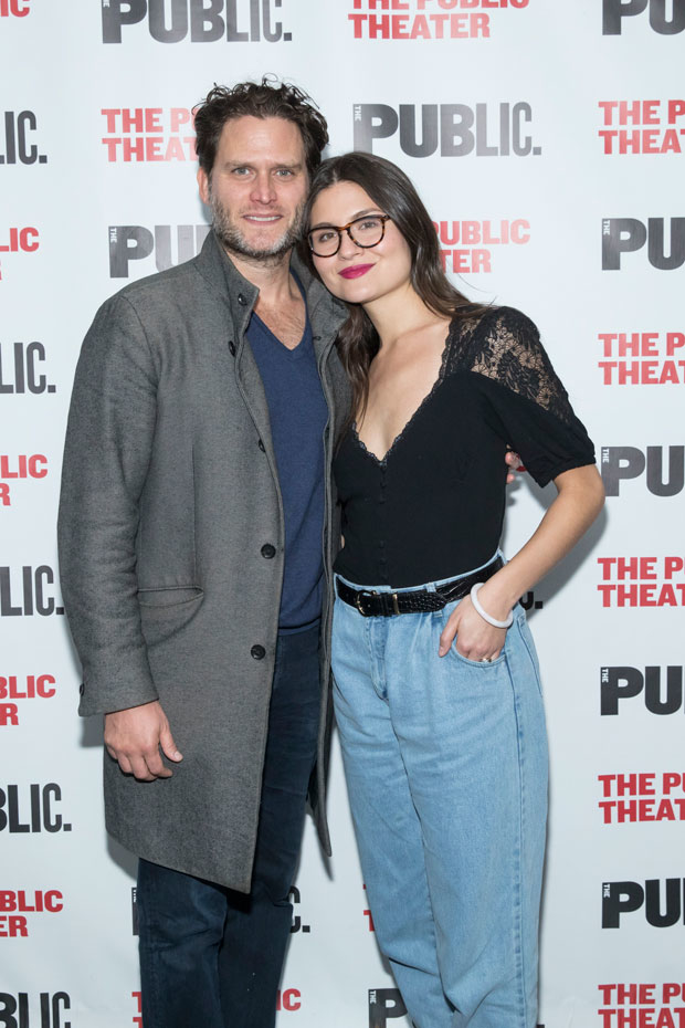 Steven Pasquale and Phillipa Soo were in the audience for opening night.