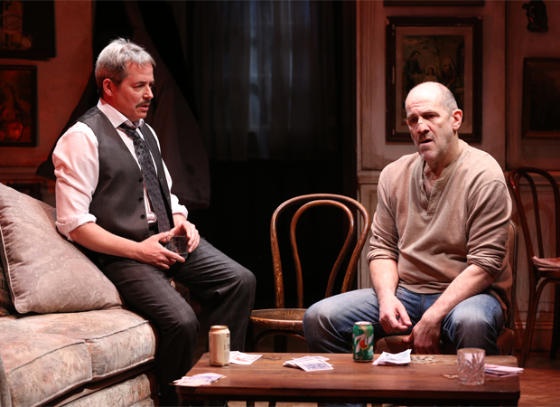 Matthew Broderick and Andy Murray in the Irish Repertory Theatre production of The Seafarer.