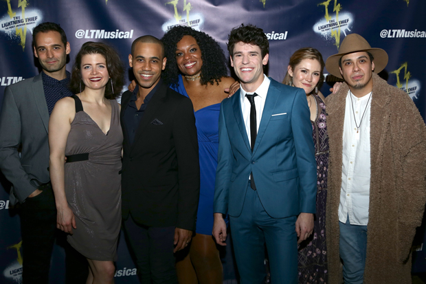 The off-Broadway cast of The Lightning Thief: The Percy Jackson Musical, which will launch a national tour in 2019.