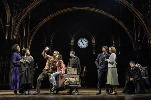 A scene from Harry Potter and the Cursed Child on Broadway.
