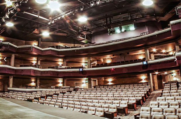 The auditorium of Arkansas Repertory Theater.