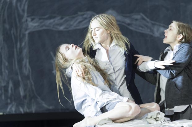 Elizabeth Teeter, Saoirse Ronan, and Tavi Gevinson starred in the 2016 Broadway revival of The Crucible.