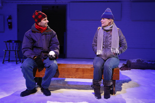 Playwright John Cariani and Kelly McAndrew starred in the 2014 off-Broadway revival of &#39;&#39;Almost, Maine.