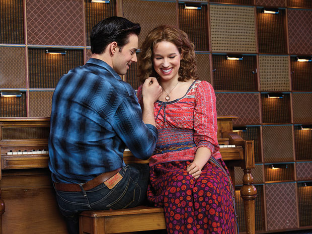 Scott J. Campbell and Chilina Kennedy in Beautiful: The Carole King Musical