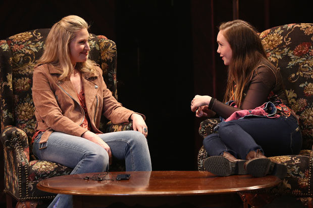 Luba Mason and Celeste Rose in a scene from Unexpected Joy at the York Theatre Company.