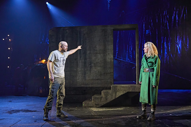Rory Kinnear and Anne-Marie Duff in Rufus Norris&#39;s production of Macbeth.