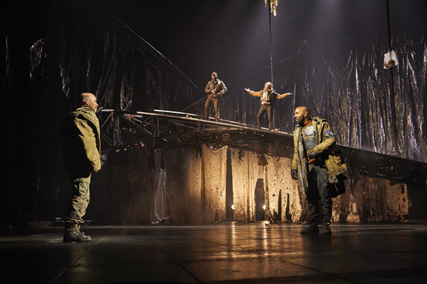 A scene from the National Theatre of London production of Macbeth.