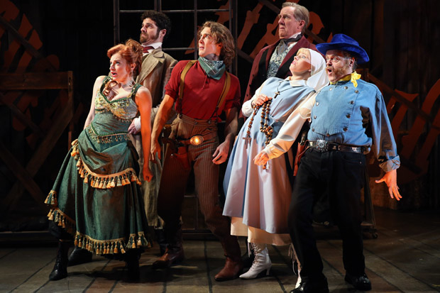 Lauren Molina, Peter Saide, Conor Ryan, Nick Wyman, Emma Degerstedt, and Gary Marachek starred in the York Theatre Company production of Desperate Measures.